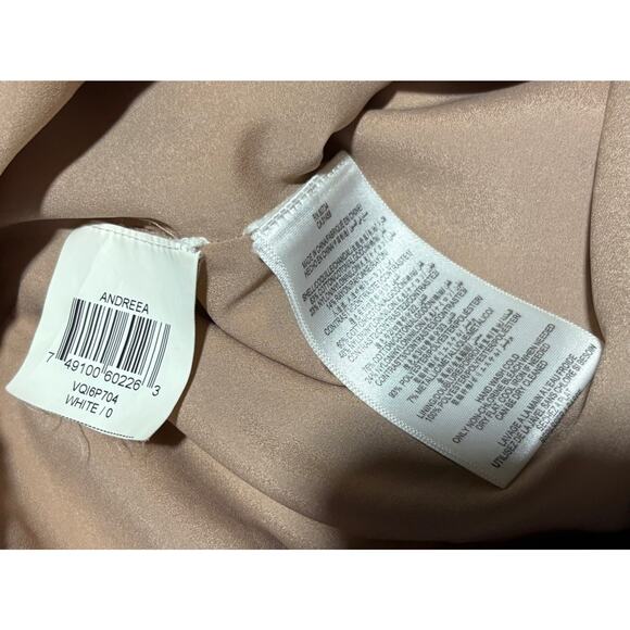 BCBG Maxazria Andreea White Cotton Blend Lace Sheath Dress Size 8 - Picture 3 of 7